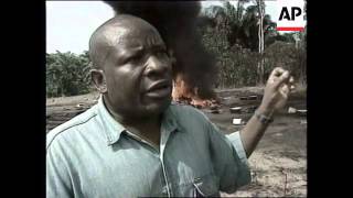 NIGERIA: JESSE: TRAGIC AFTERMATH OF OIL PIPELINE FIRE(V)