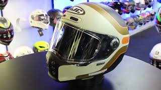 HJC V10 Grape Helmet (Gold|Orange)