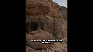 What do these hidden caves beneath the Euphrates river reveal