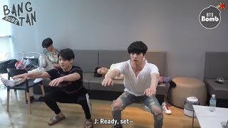 [ENG] 180928 [BANGTAN BOMB] JK & JIN's exercise time - BTS (방탄소년단)