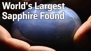 World's Largest Sapphire Found, Worth $100 Million