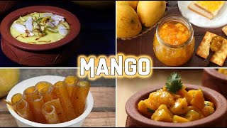 Mango Recipes | Mango Sweet recipes | Mango Indian Dessert | Quick Mango Recipes | Summer Drinks