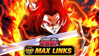 HE'S OK! I GUESS!!! LEVEL 10 LINKS 100% EZA SUPER SAIYAN GOD TRUNKS! (DBZ: Dokkan Battle)