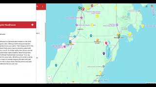 insider s guide to door county interactive map