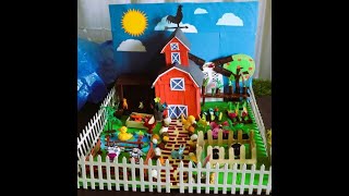 Farm house Project | Farm House Model For School Project | Barn Project