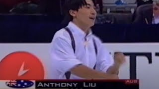 Anthony Liu 🇦🇺⛸ 1998 World men's free skate | Shop til you Bop #AUSkate