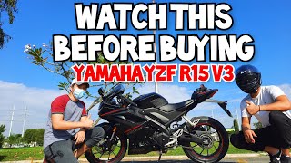 IN DEPTH REVIEW | YAMAHA YZF R15 V3 2020 | BLACK RAVEN | Ft. KABAROad Vlog | PHILIPPINES