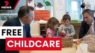 Productivity Commission report recommends free childcare | 7NEWS