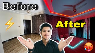 How To Decore Your Room With Led Strip light 😍 || Room Decoration 🥵🔥