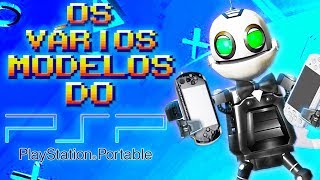 Todos os Modelos do PSP (Qual o melhor Playstation Portátil?)(Curiosidades dos Games/Jogos/Análise)