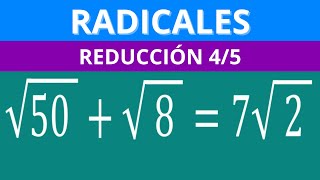 Reducción de radicales | Lección 11