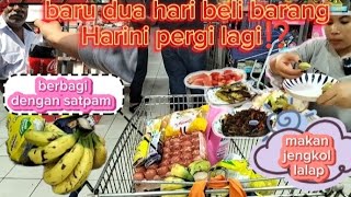 baru 2 hari beli barang dapur.harini pergi lagi‼️berbagi kepada satpam