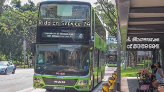 SBST MAN A95 3-Door Concept Bus - Service 7A Showcase | SG5999Z