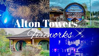 Alton Towers Fireworks Vlog 2021 🎆 | Enchanted Village 🍄 | Crooked Spoon 🥄 | Full Show 💥