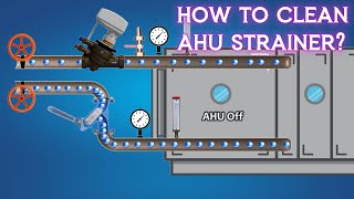 How To Clean AHU Strainer? | Animation | HVAC | HVACR | Maintenance