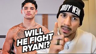 TEOFIMO LOPEZ ASKED IF HE WILL FIGHT RYAN GARCIA; SAYS THEY WILL MEET IN FUTURE