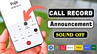 Call Recording Announcement Sound Off | Call Recording Sound Off | Google Dialer Recording Sound Off