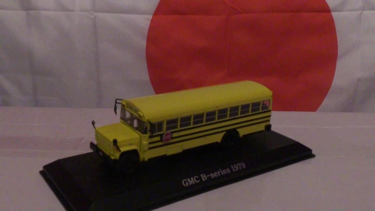 Atlas Editions | GMC B Series | 1979 Model School Bus | 1:72 Scale ...