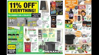 Menards 11% OFF Everything! Sales Ad Flyer 06.29.2023-07.09.2023-Week 20