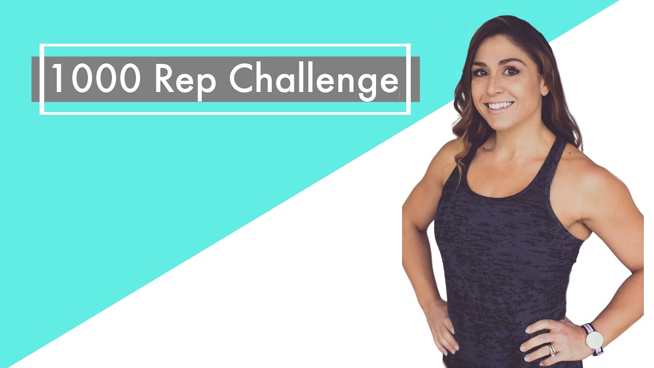 1000 Rep Challenge Body Weight Only Full Body Hiit Workout Youtube