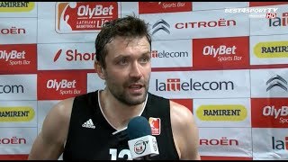 OlyBetLBL Kristaps Janičenoks - pēcspēles intervija