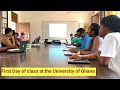 My first day in class as a Ph.D student at the University of Ghana| Nancy Owusuaa