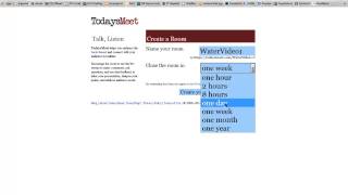 TodaysMeet - Getting Started