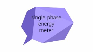 single phase energy meter in tamil