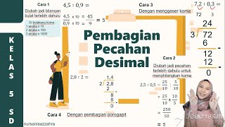 PEMBAGIAN PECAHAN DESIMAL - MATEMATIKA KELAS 5 SD