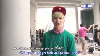 [SuJu Team@360kpop][Vietsub] Pops in Seoul - Music video Shoot of Henry's 1-4-3