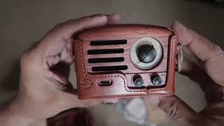 Muzen Bluetooth Retro Speaker Unboxing and Reveal