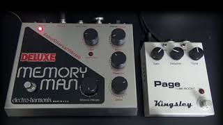 Kingsley Page V2 featuring Electro Harmonix Deluxe Memory Man