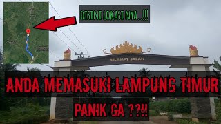 VLOG PERJALANAN MEMBELAH LAMPUNG TIMUR,SELALU BIKIN WAS-WAS