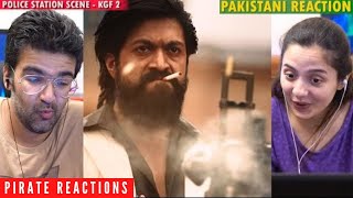 Pakistani Couple Reacts To Police Station Scene | Kgf Chapter 2 | | Rocking Star Yash || REACTION