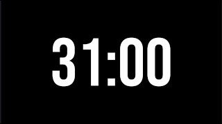 31 Minute Countdown Timer | Minimal