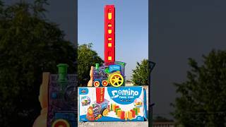 Domino funny train 😱😲🔥🥺......... #funnytrain #domino #ytshorts #shortvideo #viral #trending #public