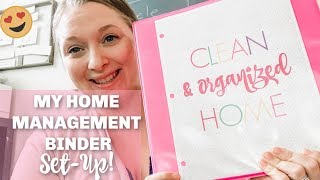 HOW TO SET UP A HOME MANAGEMENT BINDER!