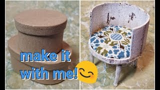 BHM Live Stream #2: Create a Miniature Shabby Chic Chair