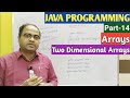 JAVA PROGRAMMING | Part-14 | Two Dimensional Arrays