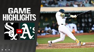 White Sox vs. A's Game Highlights (8/5/24) | MLB Highlights