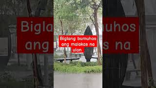 biglang bumuhos ang malakas na ulan #amazing #shortsviral #shortvideo #shorts #youtube