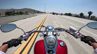 Suzuki C50 Boulevard En route to Palm Springs via Ontario