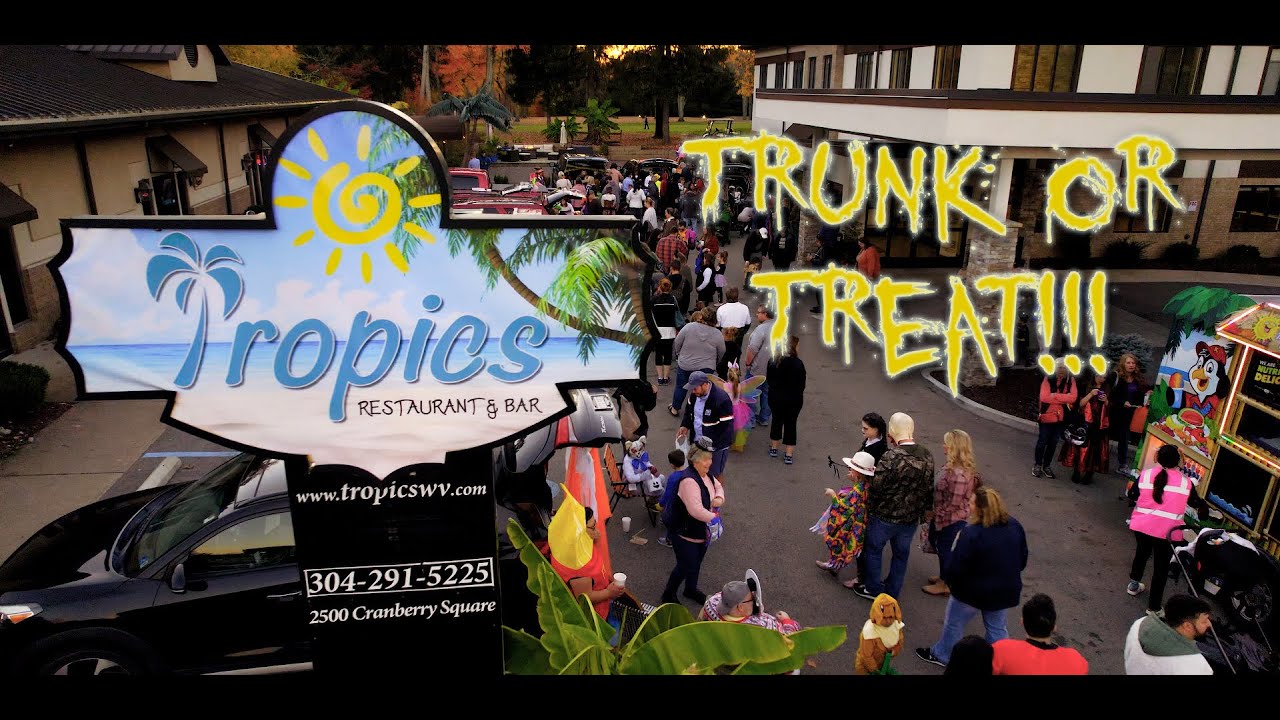 Tropics Restaurant & Bar Hosts - Trunk Or Treat! - YouTube