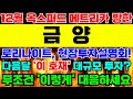 [금양 주가전망]🚨긴급속보🚨12월 옥스퍼드 메트리카 방한! 로리나이트, 부산 공장 현장투자설명회! 다음달 '이 호재' 대규모 투자? 현실적으로 무조건 '이렇게' 대응하세요!