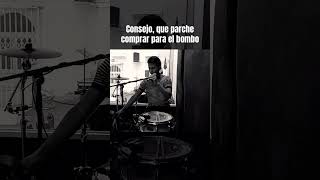 Que parche de Bombo usas ? #videoshorts #bateria #tutorialyoutube #viral #drums #youtube #afinación