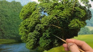 How to paint tree details | Oil painting  episode 136