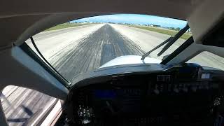 KFXE - RWY 9 Taxi and takeoff, King Air 360