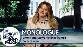 Jimmy Interviews Melania Trump's Body Double