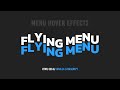 Javascript Menu Hover Effects | Html CSS
