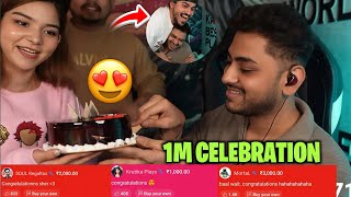 Aman 1M Celebration By Joker Bhai* Rega* Krutika* Ankita* 🚀 S8UL 🔥